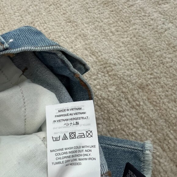 J. Crew Slim Broken In Boyfriend Blue Crop Jeans 29 - Picture 10 of 10